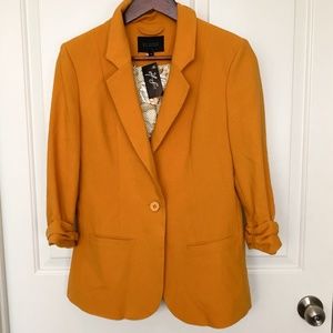 Mustard Blazer || Blu Pepper